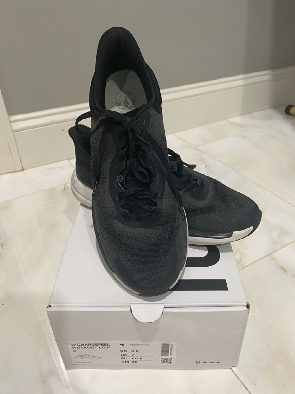 Lululemon Chargefeel Workout Low 2 Black